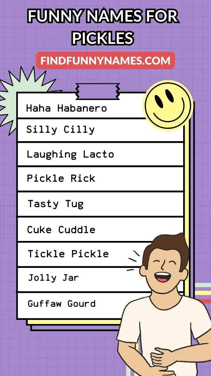 Catchy Pickle Names Ideas List!