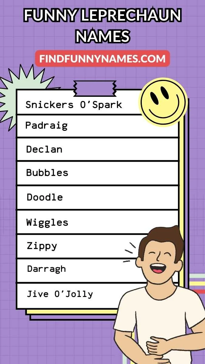 Cool Leprechaun Names Ideas List!