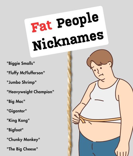 Fat People Nicknames that Avoid Body Shaming