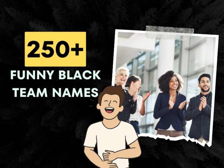 Funny Black Team Names