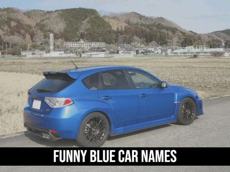 Funny Blue Car Names (150+ Creative & Badass Ideas)