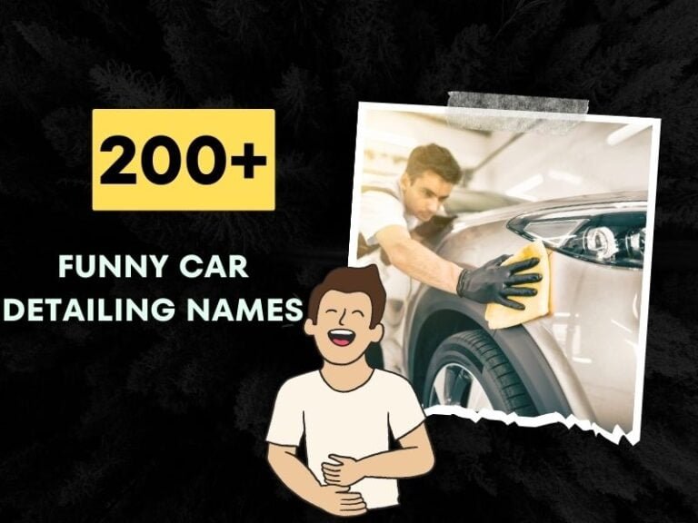 200+ Funny Car Detailing Names (Drive Success with Creativity!)