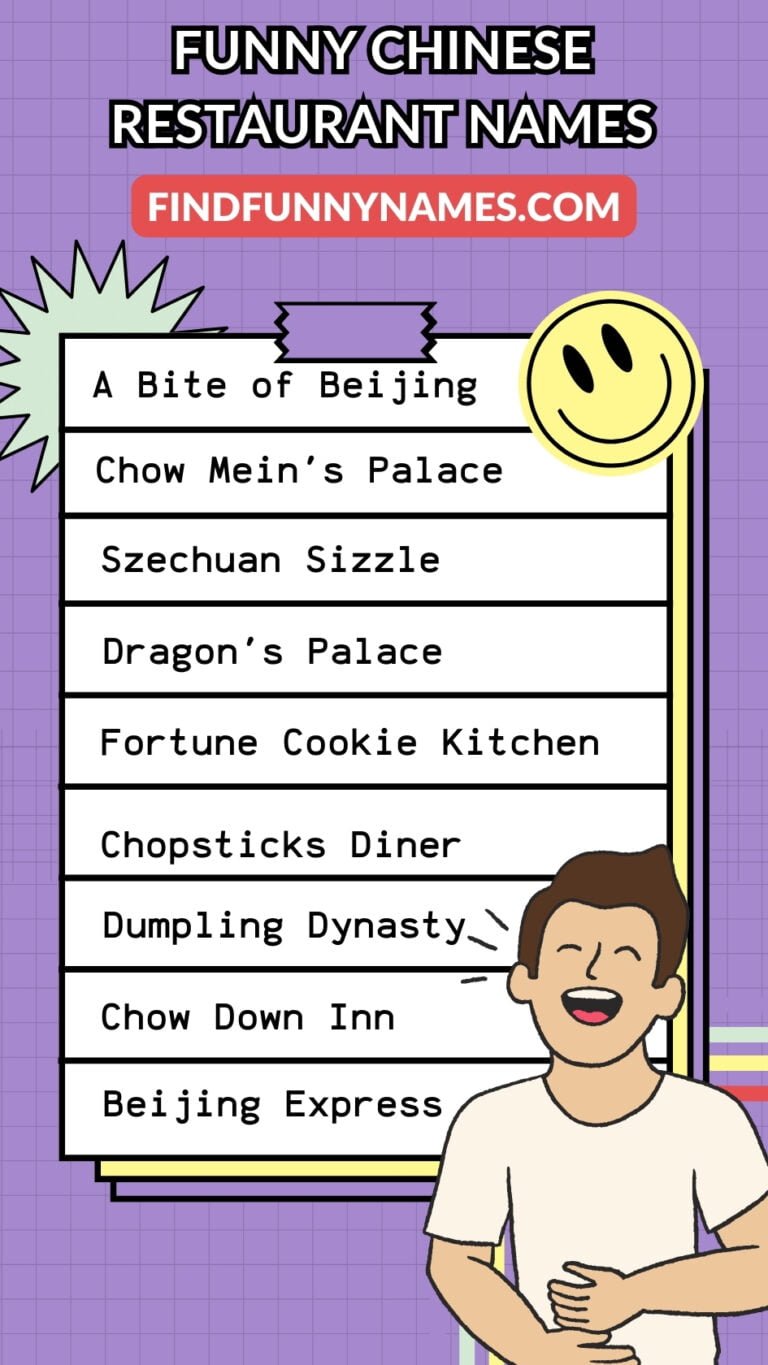 Funny Chinese Restaurant Names Laughs With Every Order