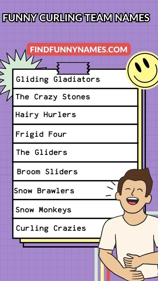 Funny Curling Team Names Ideas List
