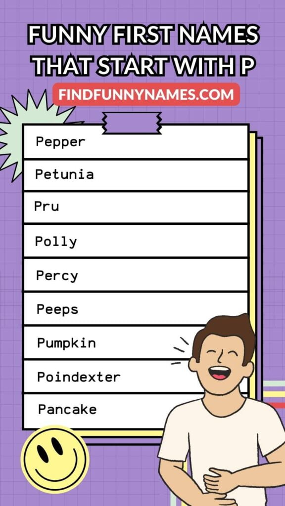 350+ Funny First Names That Start With P