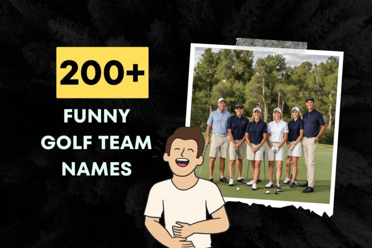 200+ Funny Golf Team Names for Your Next Round