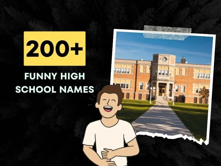 Funny High School Names (120+ Creative Fake Names)