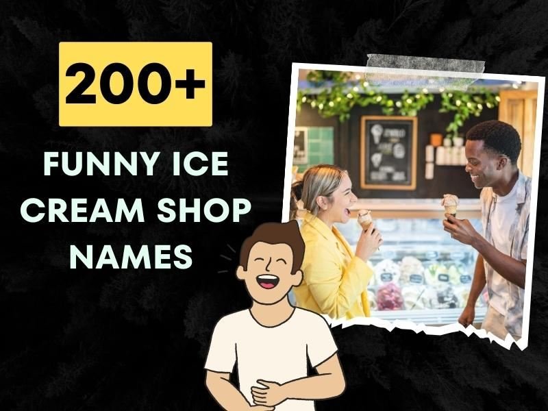 Funny Ice Cream Shop Names Ideas