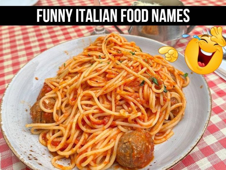 Funny Italian Food Names