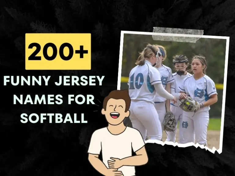 Funny Jersey Names for Softball