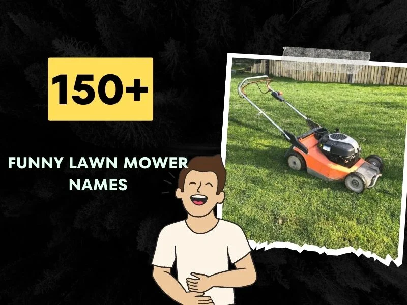 Funny Lawn Mower Names Ideas
