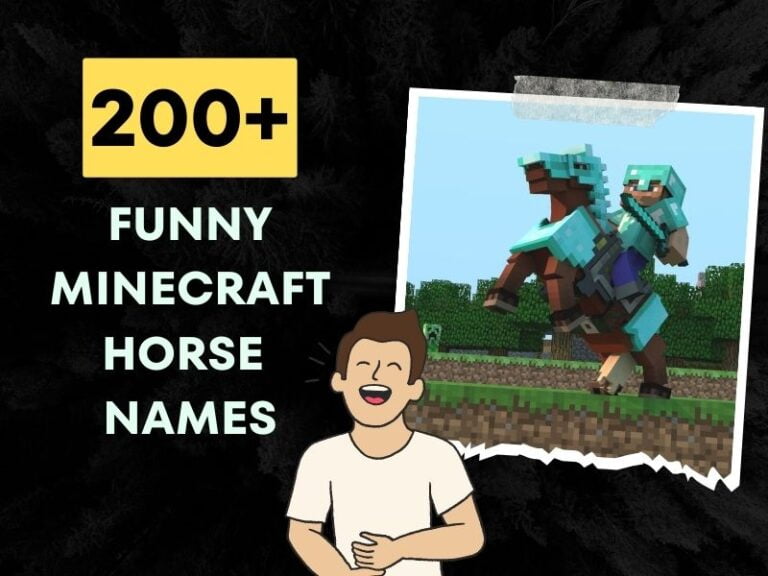 Funny Minecraft Horse Names