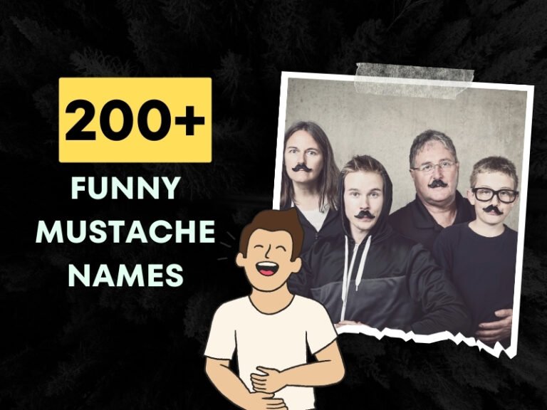 Funny Mustache Names