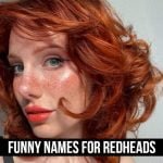 Funny Names For Redheads