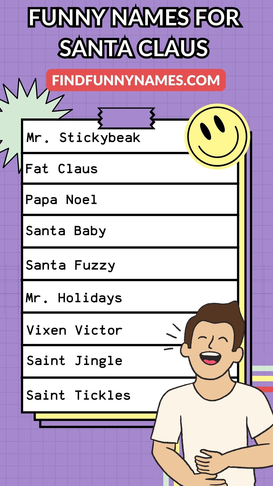 Funny Names For Santa Claus Ideas List