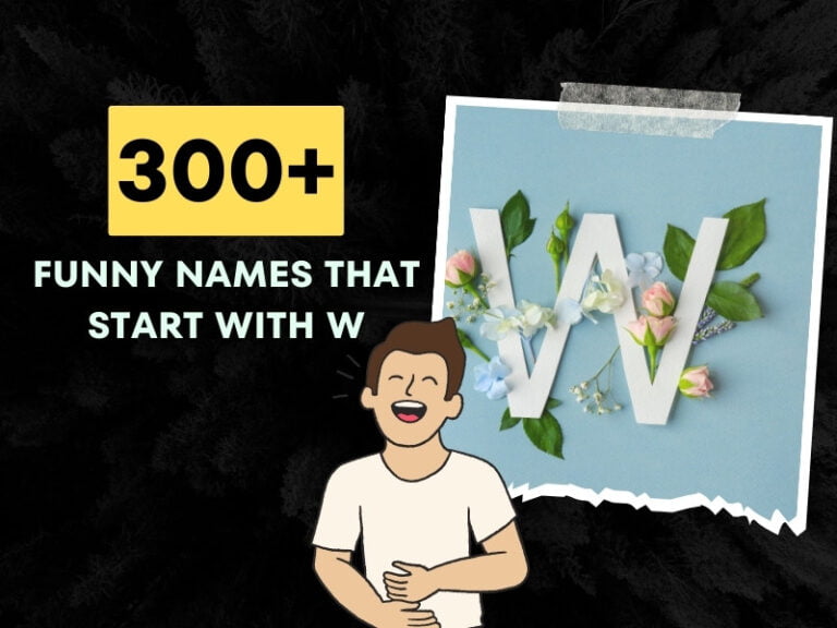 Funny Names That Start With W Ideas
