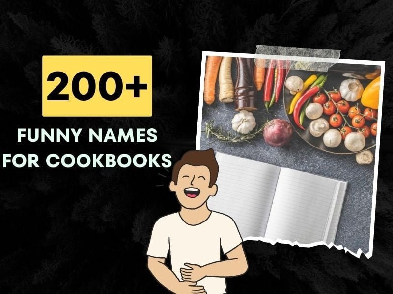 430+ Funny Cookbook Names - Names Crunch