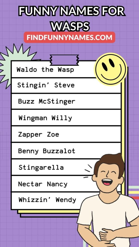 Waspy Names 300+ Funny Names for Wasps (Turn Fear Into Fun)