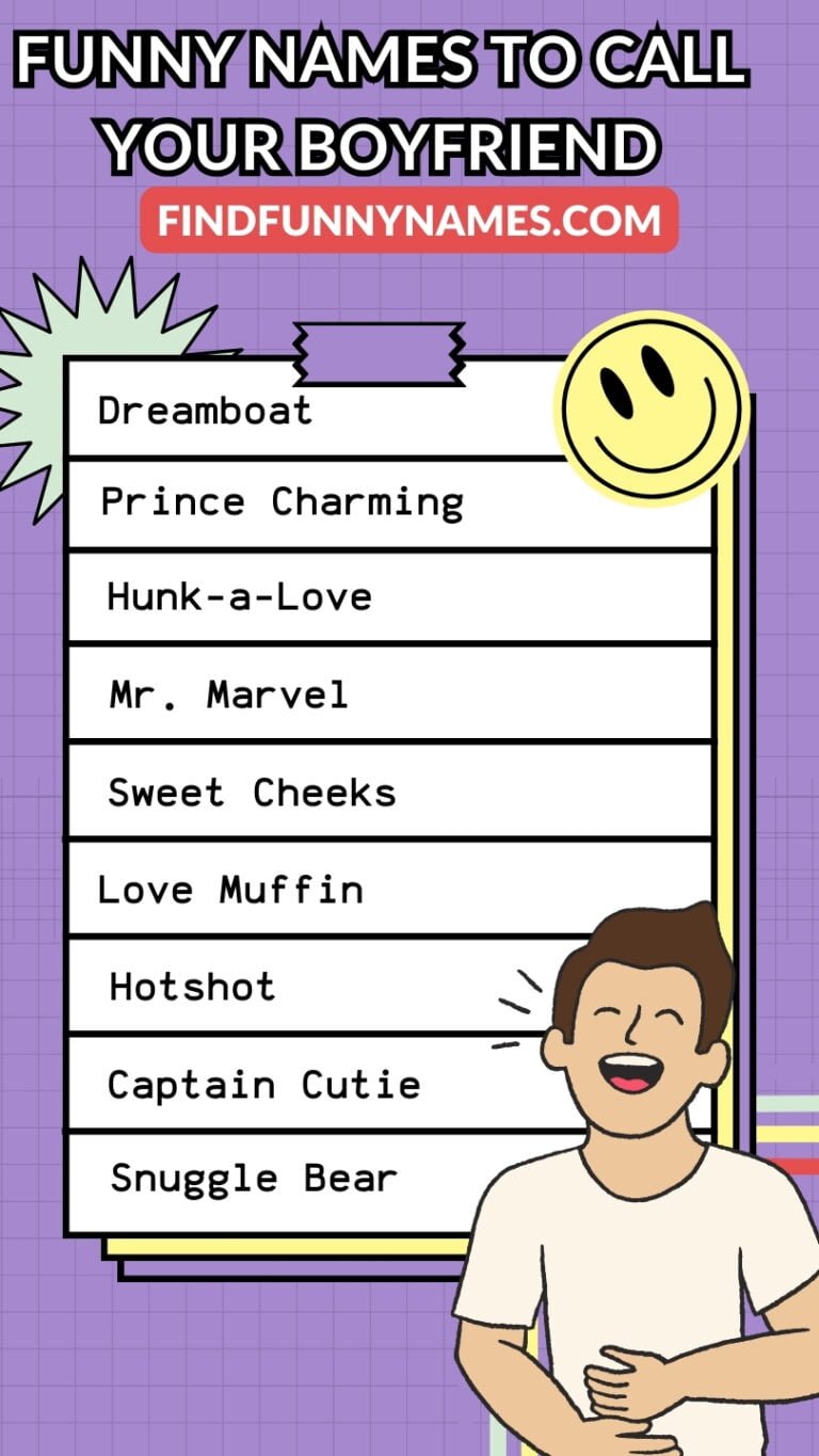 funny names to call your boy bestfriend