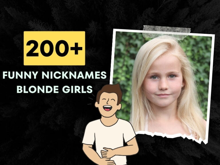 Funny Nicknames Blonde Girls