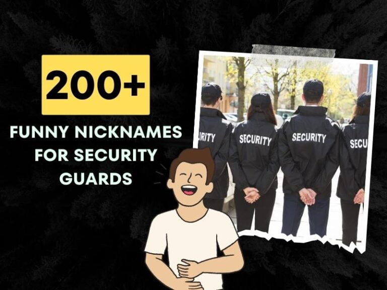 Funny Nicknames For Security Guards