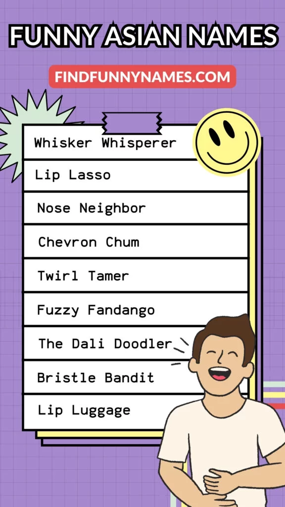 Funny Nicknames for Mustaches Ideas List