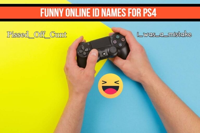 Funny Online ID Names For PS4 100 PSN Names 