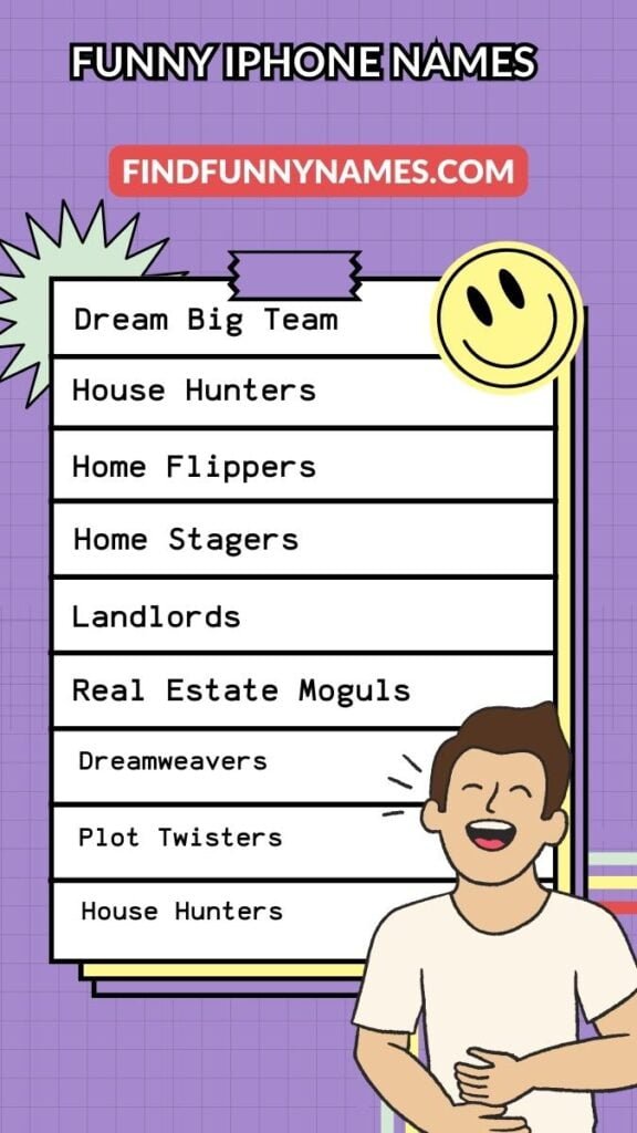 200 Funny Real Estate Team Names Hilarious Ideas 