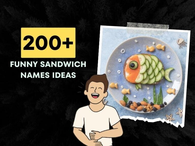 Funny Sandwich Names Ideas
