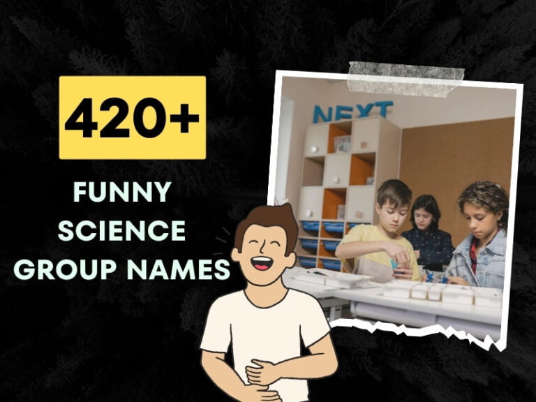 Funny Science Group Names