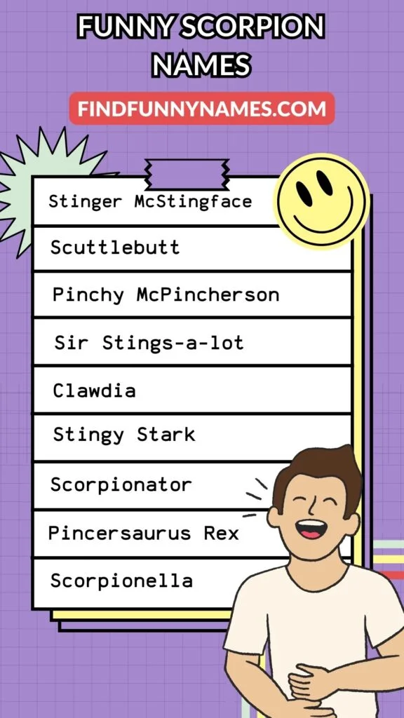 Funny Scorpion Names Generator