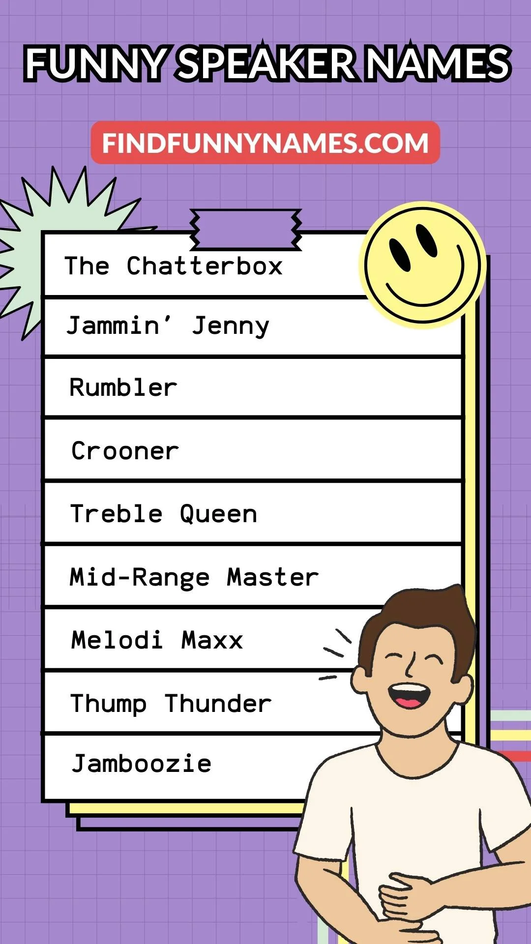 Funny Speaker Names List