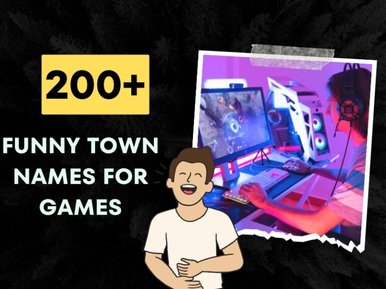 Funny Town Names for Games