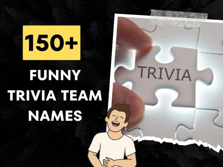 Funny Trivia Team Names
