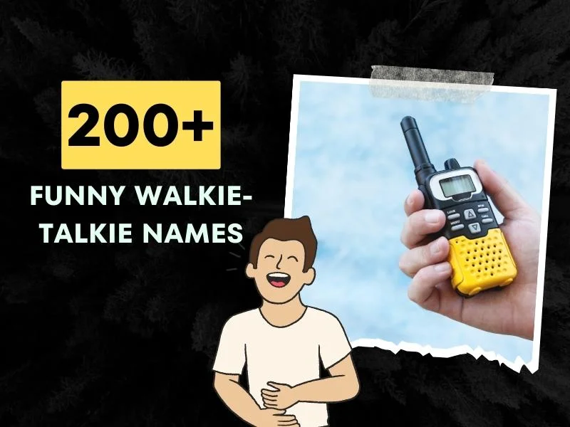 Funny Walkie-Talkie Names