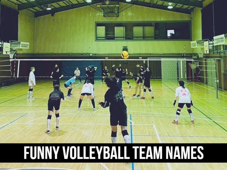 Funny volleyball team names