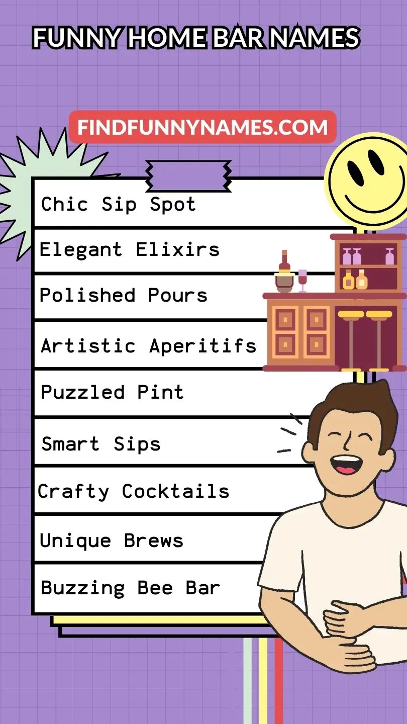 200 Funny Home Bar Names Entertain Guests With Humor
