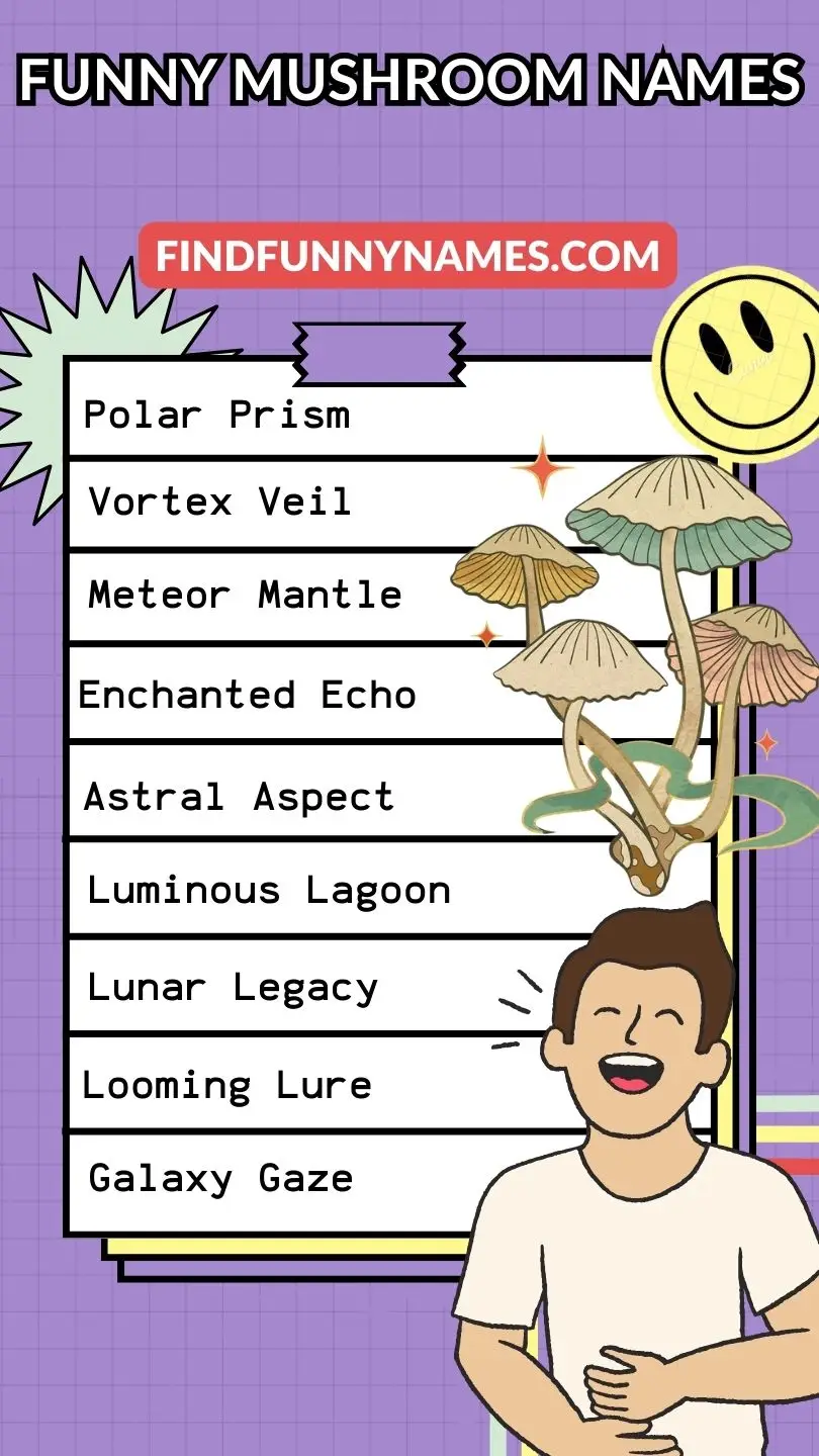 List of Funny Mushroom Names