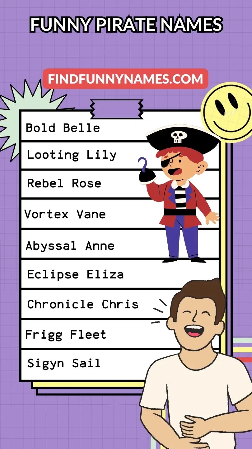 200+ Funny Pirate Names - Make Your Crew Chuckle