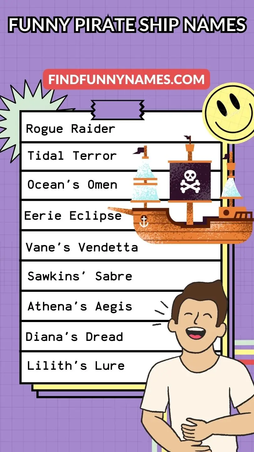 300 Funny Pirate Ship Names Sail With A Sense Of Humor