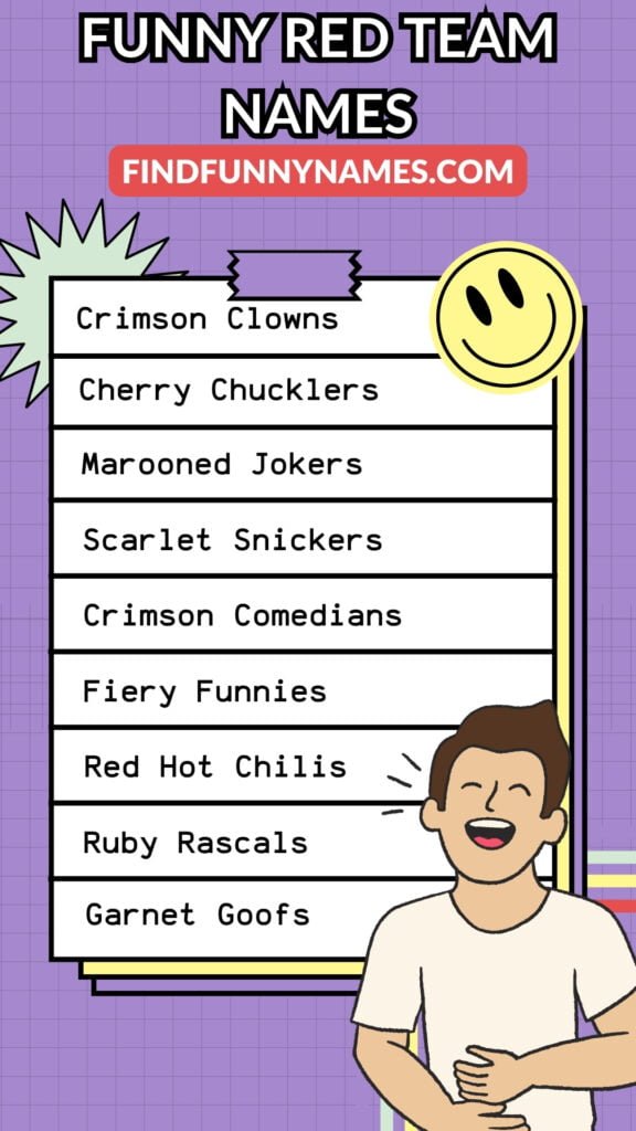 Red Team Names For Soccer Ideas List!