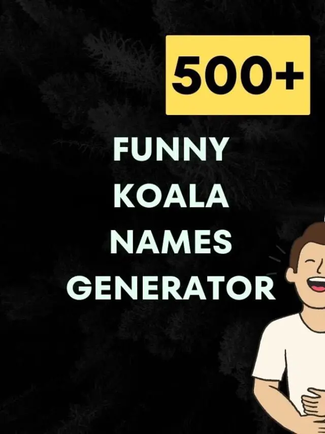500+ Funny Koala Names Generator (2024)