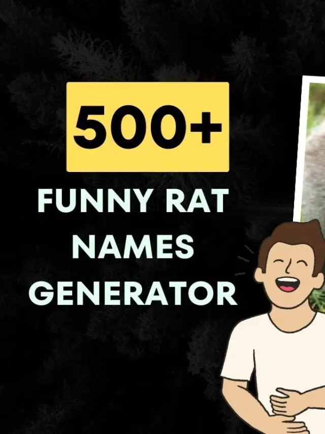 350+ Funny Rat Names